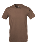 Soffe 682M Adult S/S Tee in Navy brown