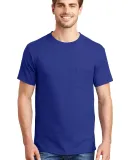 5190 Hanes® Beefy®-T with Pocket Deep Royal