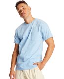 5190 Hanes Beefy-T with Pocket in Light blue