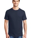 5190 Hanes Beefy-T with Pocket in Navy