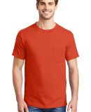5190 Hanes Beefy-T with Pocket in Orange