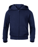 Soffe 7336G Core Zip Hood in Navy 410