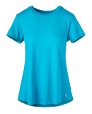 Soffe 7810V JRS LONG LEAN TEE in Teal 440