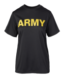 Soffe 8851A Adult S/S Tee in Black w01