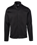 Soffe 6966M ADLT POLY TECH FLEECE JACKET in Black 001