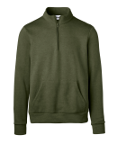 Soffe 7310M Quarter Zip Solid in Olive drab green gfa
