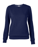 Soffe 7332V Jr. Core Flc Crew in Navy bew