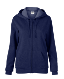 Soffe 7336V Jr Core Zip Hood in Navy 410