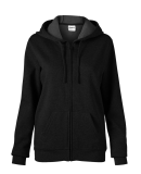 Soffe 7336V Jr Core Zip Hood in Black ew7