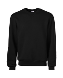 Soffe 9300 9 Oz Fleece Shirt in Black ey1