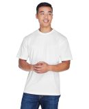 8400 UltraClub® Men's Cool & Dry Sport Mesh Perfo in White