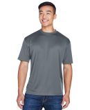 8400 UltraClub® Men's Cool & Dry Sport Mesh Perfo in Charcoal