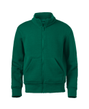 Soffe 9310M Full Zip Mock in Dark green g5k