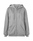 Soffe 9377 9 Oz Flc Zip Hood in Oxford h73