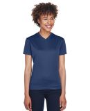 8400L UltraClub® Ladies' Cool & Dry Sport V Neck  in Navy