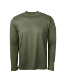 Soffe 991A Adult LS Tee in Olive drab green w07
