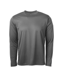 Soffe 991A Adult LS Tee in Gunmetal w3r