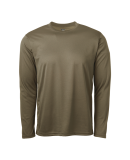 Soffe 991A Adult LS Tee in Tan wcw