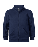 Soffe 9310T Full Zip Mock Tod in Navy bew