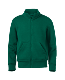 Soffe 9310T Full Zip Mock Tod in Dk green g5k