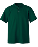 Soffe B206 YTH 2-BTN HENLEY 50/50 in Dk green g6j