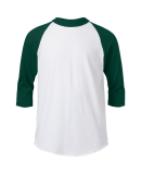 Soffe B209 Youth B/B Tee in Whtdkgrn g8k