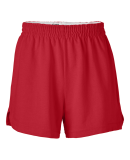 Soffe B037C GIRLS CURVY SOFFE SHORT in Red r4k