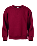 Soffe B9001 9 Oz Fleece Shirt in Maroon r9l