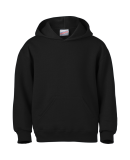 Soffe B9289 9 Oz Fleece Hood in Black ew7