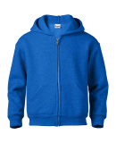 Soffe J9078 9 Oz Flc Zip Hood in Royal bex