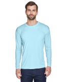 8422 UltraClub® Adult Cool & Dry Sport Long-Sleev in Ice blue