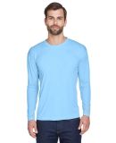 8422 UltraClub® Adult Cool & Dry Sport Long-Sleev in Columbia blue