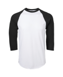 Soffe M209 Adult B/B Tee in Black ew8