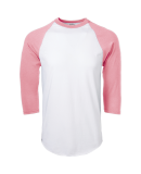 Soffe M209 Adult B/B Tee in Whtspnk r7m
