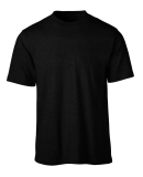 Soffe M252 Adult S/S Tee in Black ew3