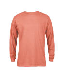 Soffe M375 Adult Mag L/S Tee in Coral heather hzw