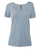 Soffe P504TS LADIES SCOOP NECK SS TEE in Steel quartz efr