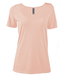 Soffe P504TS LADIES SCOOP NECK SS TEE in Blush quartz ft9