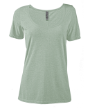 Soffe P504TS LADIES SCOOP NECK SS TEE in Sea glass quartz v7l