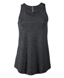 Soffe P506TS LADIES TRI BLEND FLOWY TANK in Charcoal heather k2y