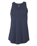 Soffe P506TS LADIES TRI BLEND FLOWY TANK in Athletic navy heather k3a