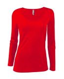 Soffe P507CS Ladies CVC LS in Red fh9