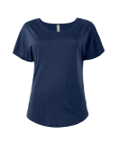 Soffe P505CS LADIES CVC DOLMAN TEE in Athletic navy a2u