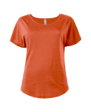 Soffe P505CS LADIES CVC DOLMAN TEE in Deep coral yzj