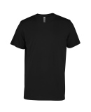 Soffe P601CS MENS CVC SS CREW NECK TEE in Jet black e1f