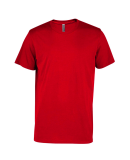 Soffe P601CS MENS CVC SS CREW NECK TEE in Red fh9