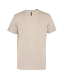 Soffe P601CS MENS CVC SS CREW NECK TEE in Putty n98