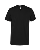 Soffe P602CS MENS CVC SS V NECK TEE in Jet black e1f