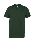 Soffe P602CS MENS CVC SS V NECK TEE in Forest vt3