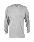 Soffe P603TS MENS TRI BLEND LS TEE in Athletic heather k2x